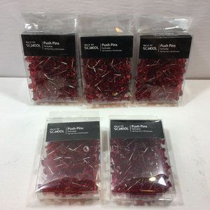 Back To School Red Push Pins Bulletin Board Accessories Office Supplies 500 Coun